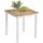 Homcom Küchentisch 69 x 75 x 69 cm Eiche beige/braun