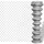vidaXL Maschendrahtzaun 25 x 0,8 m Silber