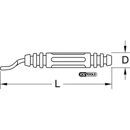 KS Tools Handentgrater 1035005