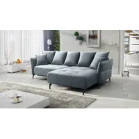 Fun Möbel Ecksofa Schlafsofa Sofa SADIE Stoff Element, Ottomane