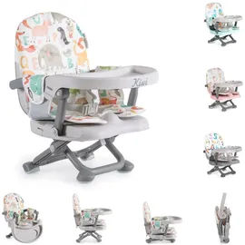 Moni Kinderstuhl Kiwi, Kinder Stuhl-, Sitzerhöhung, Boostersitz, Tisch, klappbar bunt