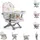 Moni Kinderstuhl Kiwi, Kinder Stuhl-, Sitzerhöhung, Boostersitz, Tisch, klappbar bunt
