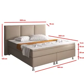 Inter Oslo 180 x 200 cm Beige