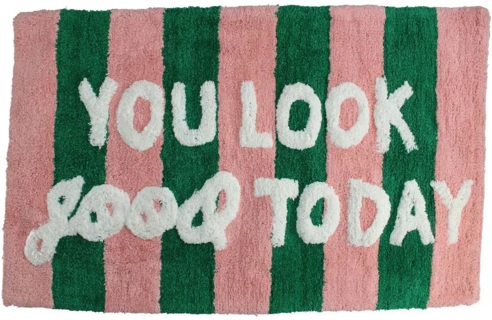 Badematte "you look good today" 50x80cm