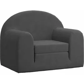 vidaXL Kindersofa Anthrazit Weich Plüsch