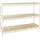 Proregal Schwerlastregal Wood Beast Three HxBxT 200x240x75cm | Fachlast 400kg | Weiß