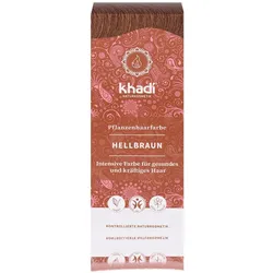Khadi Pflanzenhaarfarbe Hellbraun 100 g