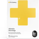 First Honey Manuka Honig-Pflaster - Latex- und Antibiotikafrei - Medizinischer Honig – Für Verbrennungen, Schnittwunden, Schürfwunden - 6er Pack