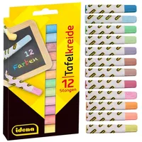 IDENA Tafelkreide farbig 12er