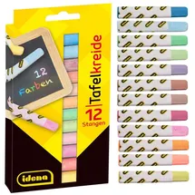 IDENA Tafelkreide farbig 12er