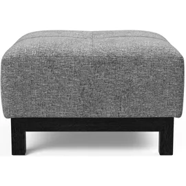 Innovation Living Polsterhocker 100% Polyester 65 x 40 x 65 cm Grau