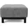 Innovation Living Polsterhocker 100% Polyester 65 x 40 x 65 cm Grau