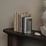 Ferm Living Lager Buchstütze 16 x 12,5 x 20 cm Silber
