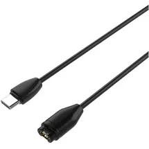 FIXED USB-C-Ladekabel für Garmin Fenix 5/6/7/7X, Epix, Venu 2/3, Vívoactive 3/4/5 | FIXDW-796-C - Schwarz