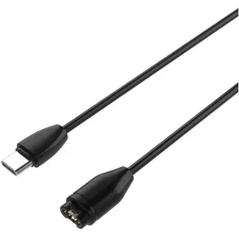 FIXED USB-C-Ladekabel für Garmin Fenix 5/6/7/7X, Epix, Venu 2/3, Vívoactive 3/4/5 | FIXDW-796-C - Schwarz