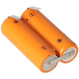 AccuCell Rasiererakku NiMH 2,4V 1200mAh mit Lötfahnen ersetzt Philips 138 10609