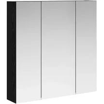 vidaXL Badezimmerschrank 70 cm schwarz