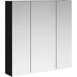 vidaXL Badezimmerschrank 70 cm schwarz