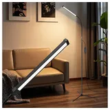 Jibenhome LED Leselampe Moderne Verstellbare LED Stehleuchte dimmbar,3000K/4000K/6000K, LED fest integriert,mit flexiblem Schwanenhals,Home Office Büro