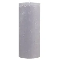 Chic Antique Macon rustikale Stumpenkerze 25 cm grau