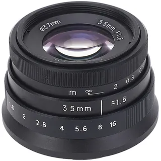 Mount-Kameraobjektiv, 35 Mm F1,6 Porträtobjektiv mit Großer Blende, Manueller Fokus, Festes Optisches Glas, FX-Mount-Kameraobjektiv Für F XH1 XA5 XT10