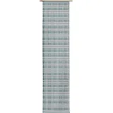 Wirth Schiebegardine Laufenberg (1 St), Paneelwagen, blickdicht, Jacquard blau 60 cm x 145 cm