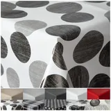 Wachstuchtischdecke Tischdecke abwaschbar PVC Plastik-Tischdecken RUND OVAL ECKIG Rechteckig Outdoor Wachs Gartentischdecke (Balls, Eckig 130x260cm)