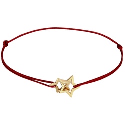 Elli Rising Star Nylon Basic Trend 925 Sterling Silber Rot Damen 