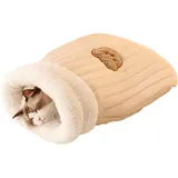 Hundehöhle Hundehütte | Rund Flauschig Katzenschlafsack, warmes Haustierbett | Große und Kleine Hunde Hundeliege Hundesofa Hundekissen Hundekorb