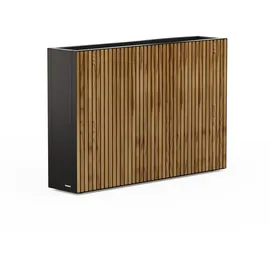 Herstera Divider Pflanzkasten 120 x 25 cm Schwarz