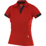 DASSY Poloshirt Rot/Schwarz XS