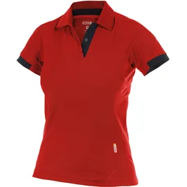 DASSY Poloshirt Rot/Schwarz XS