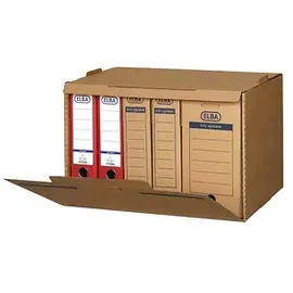 Elba Archivcontainer tric system braun 51,0 x 36,0 x 33,0 cm, 5 St.