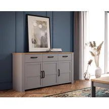 Forte Sideboard »Bohol«, Breite 166 cm grau
