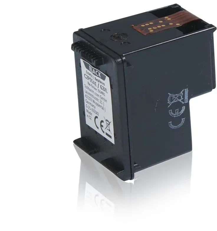 Kompatibel zu HP C2P05AE / 62XL Druckkopfpatrone, schwarz