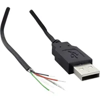 TRU Components USB-Steckverbinder, Elektronikkabel + Stecker, Schwarz