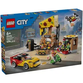 LEGO City Pizza-Liefererlebnis mit Fahrzeugen 60496