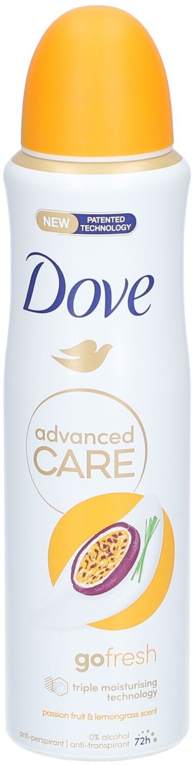 Dove Advanced Care Anti-Transpirant Déodorant Spray Go Fresh Passion Fruit 150 ml spray 150 ml déodorant
