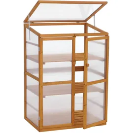 MCW Gewächshaus Q13 Treibhaus 110 x 76 x 57 cm Holz