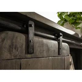 Massivmoebel24 Highboard 142 x 147 x 45 cm Grau