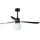 faro BARCELONA Amelia Ball LED Deckenventilator schwarz
