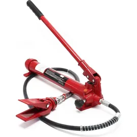 Wiltec Hydraulischer Richtsatz 10 t Presskraft, Wagenheber, Deckenstütze, Maschinenheber inkl. Koffer & Zubehör, Presse zum Auto Ausbeulen