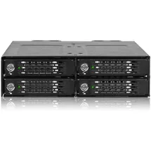 ICY Dock 4X M.2 NVMe PCIe 4.0 SSD zu 4X OCuLink (SFF-8612) Wechselrahmen - schwarz