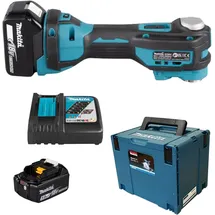 Makita DTM52T1JX2 inkl. 1 x 5,0 Ah + Zubehör 44-tlg. + Makpac Gr. 3