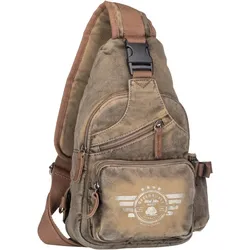 Greenburry Rucksack Vintage Aviator Rucksäcke   Grau 