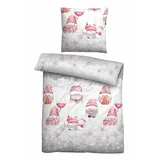 biberna Feinbiber WICHTEL grau 135 x 200 cm + 80 x 80 cm