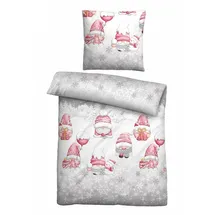 biberna Feinbiber WICHTEL grau 135 x 200 cm + 80 x 80 cm