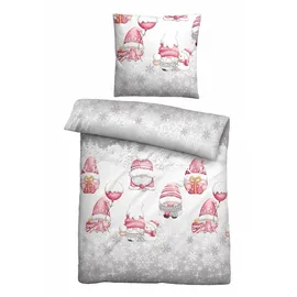 biberna Feinbiber WICHTEL grau 135 x 200 cm + 80 x 80 cm