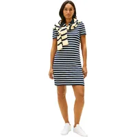 Tommy Hilfiger Polokleid Blau/Weiß XL