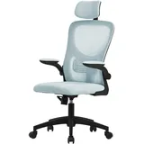ML-Design Bürostuhl Ergonomisch Blau aus Mesh Schreibtischstuhl